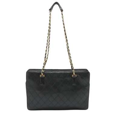 Chanel Matelassé Black Leather Shopper Bag (Pre-O… - image 1