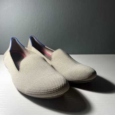 Rothy’s linen double stitch loafer