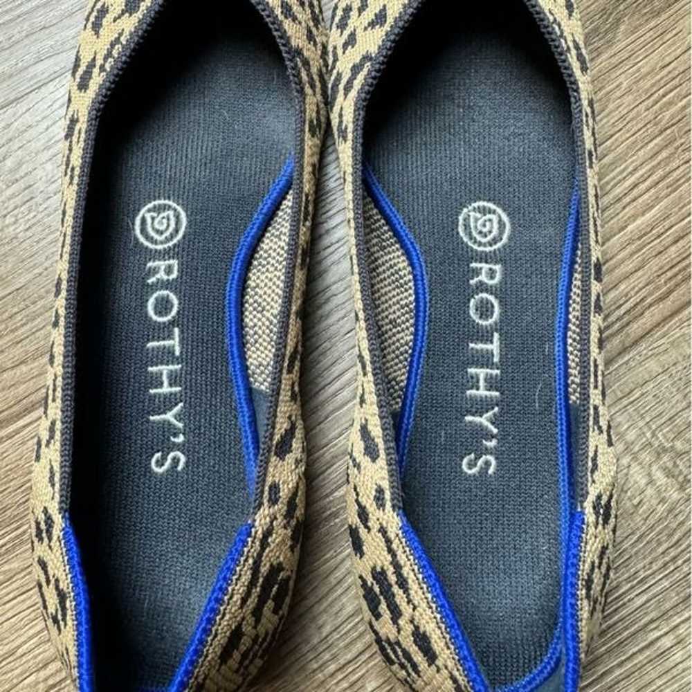 Rothy’s | The Point Leopard Print Flats Size 7 - image 4