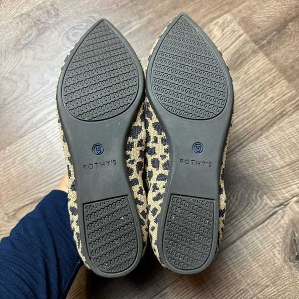 Rothy’s | The Point Leopard Print Flats Size 7 - image 5