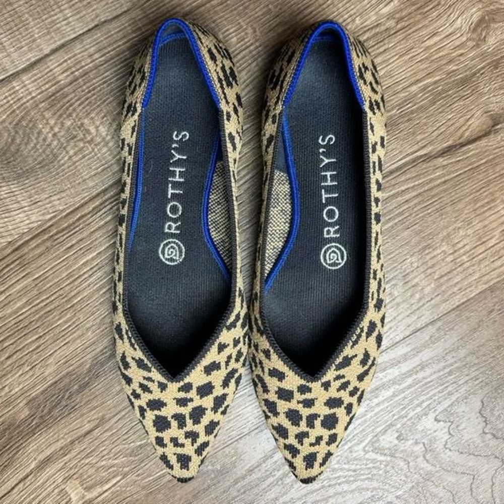 Rothy’s | The Point Leopard Print Flats Size 7 - image 6