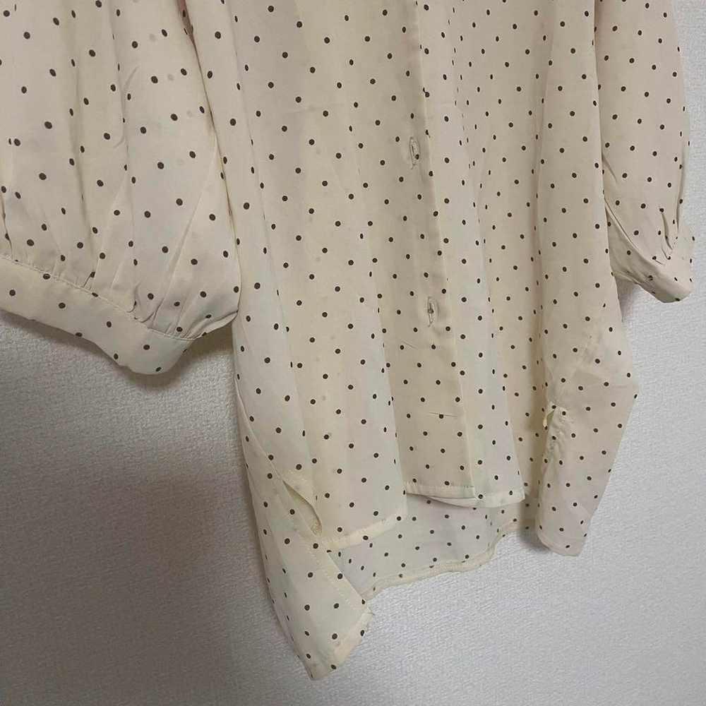 【Mayree】Women's blouse, polka dot pattern, chiffo… - image 4