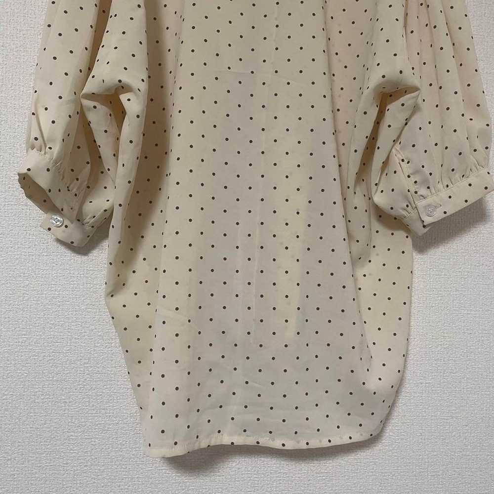 【Mayree】Women's blouse, polka dot pattern, chiffo… - image 6