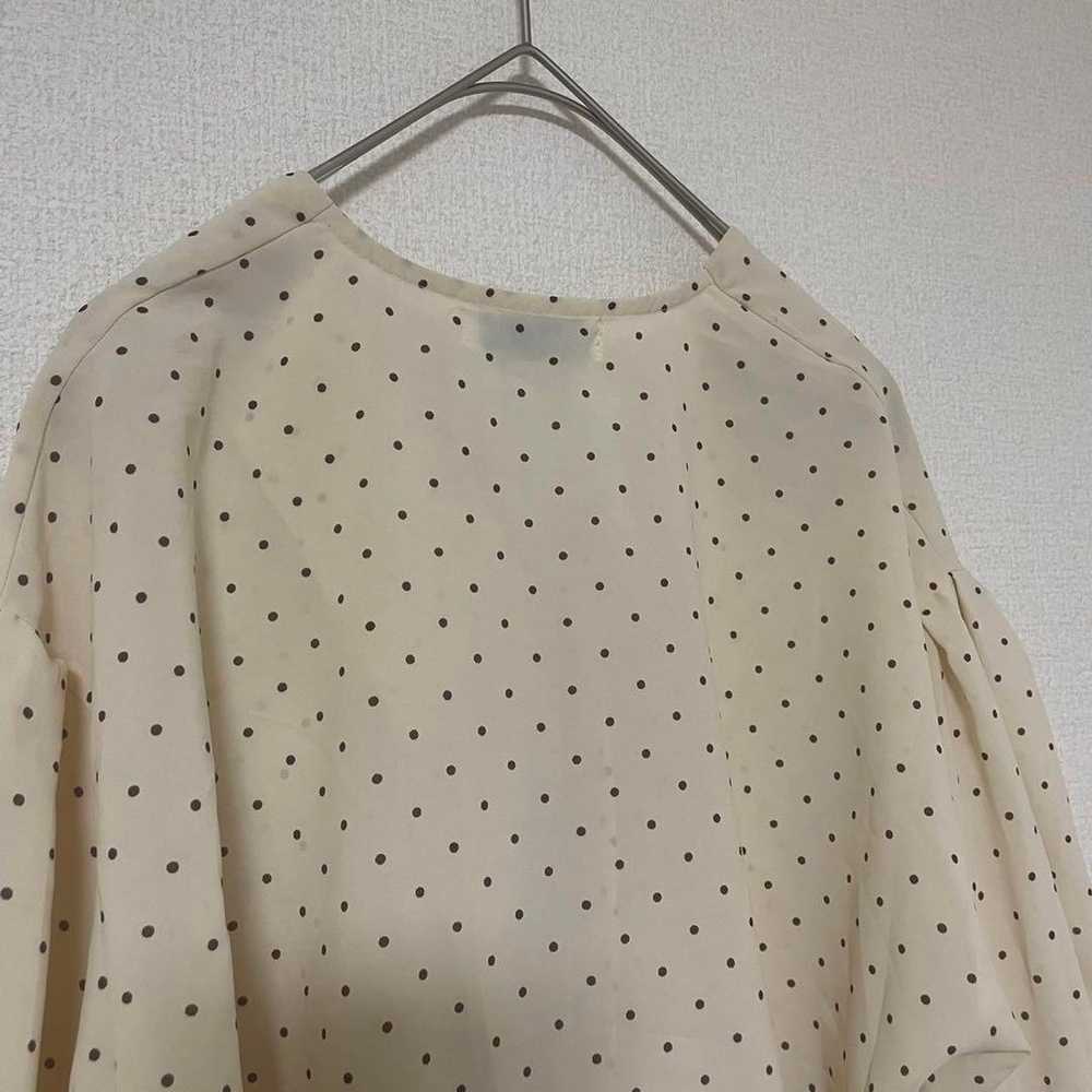 【Mayree】Women's blouse, polka dot pattern, chiffo… - image 7