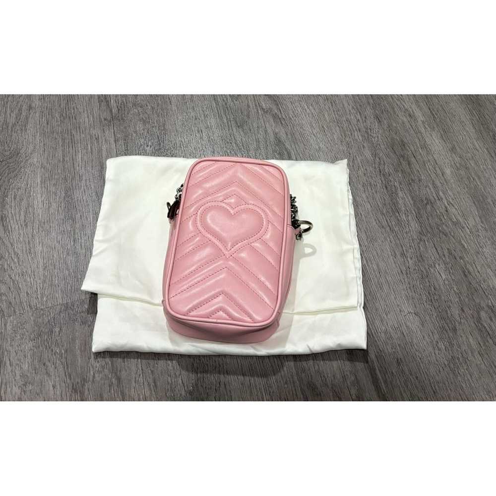 Gucci GG Marmont Phone leather handbag - image 3