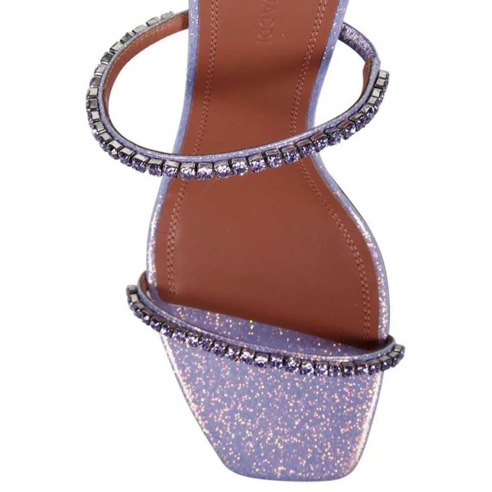 Amina Muaddi Gilda leather sandal - image 10