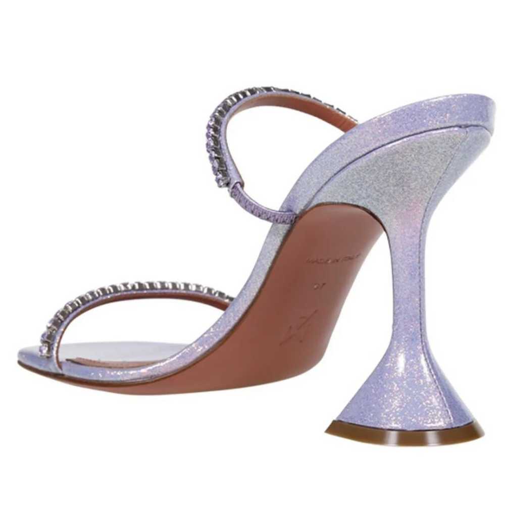 Amina Muaddi Gilda leather sandal - image 9