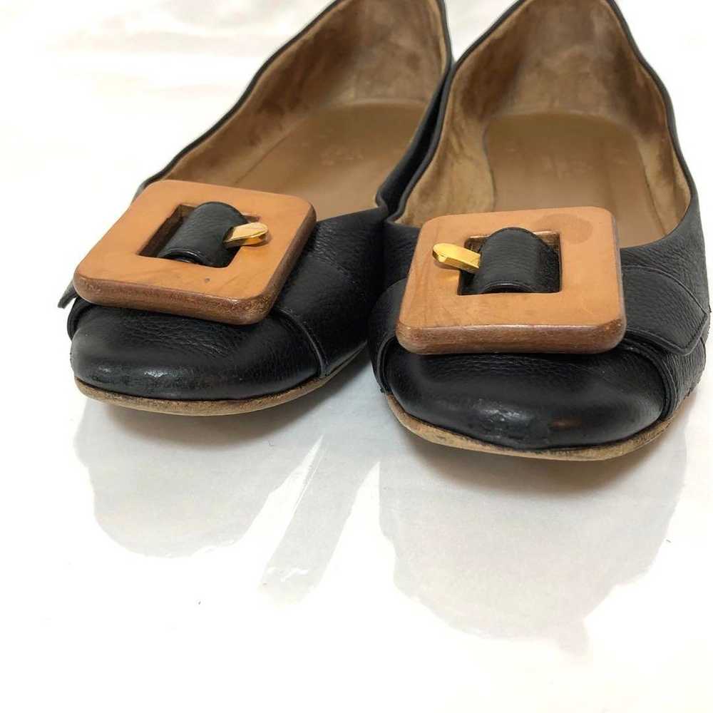 HERMES * 38 / 24 cm * Flat Shoes / Leather Shoes … - image 3