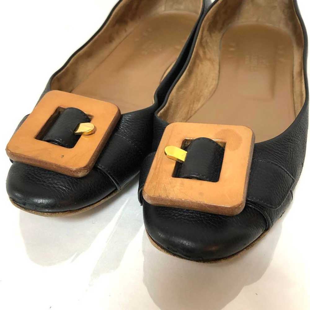 HERMES * 38 / 24 cm * Flat Shoes / Leather Shoes … - image 4