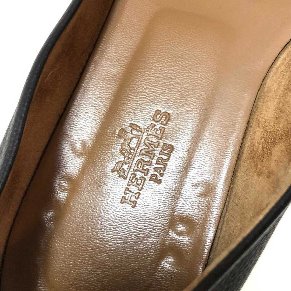 HERMES * 38 / 24 cm * Flat Shoes / Leather Shoes … - image 9