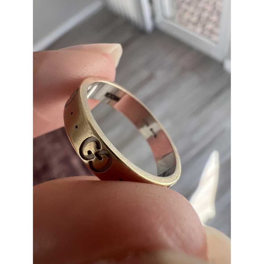 Gucci Icon white gold ring - image 3