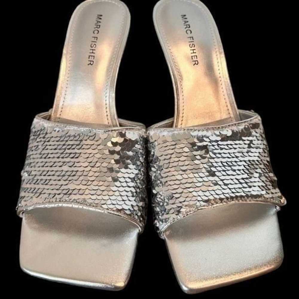 NWOT Mark Fisher Sequin Embellished Stiletto Heels - image 1