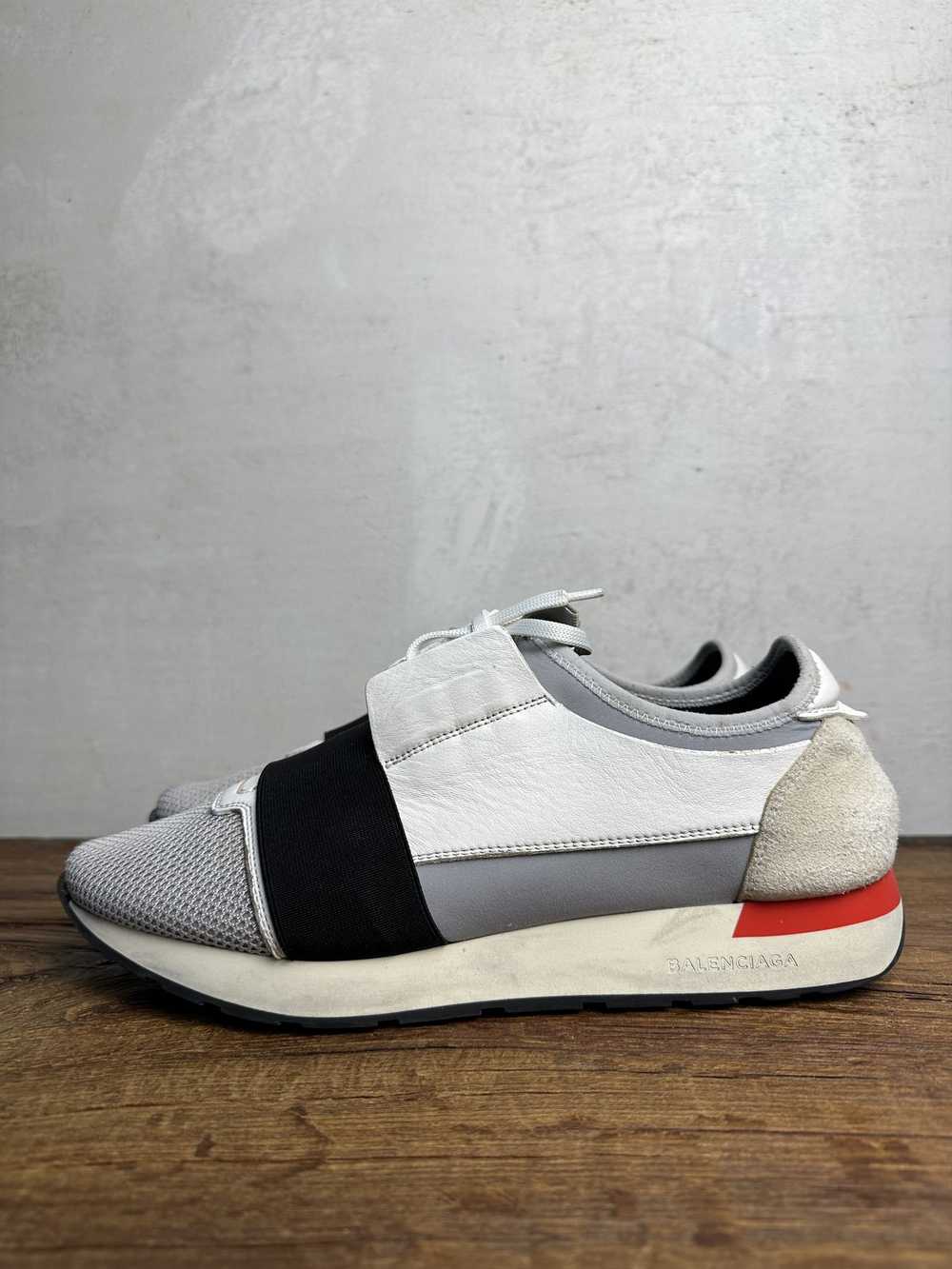 Balenciaga Balenciaga Tricolor Mesh And Leather R… - image 3