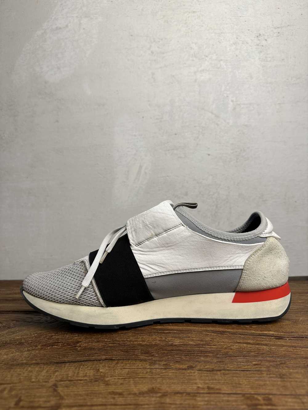 Balenciaga Balenciaga Tricolor Mesh And Leather R… - image 8