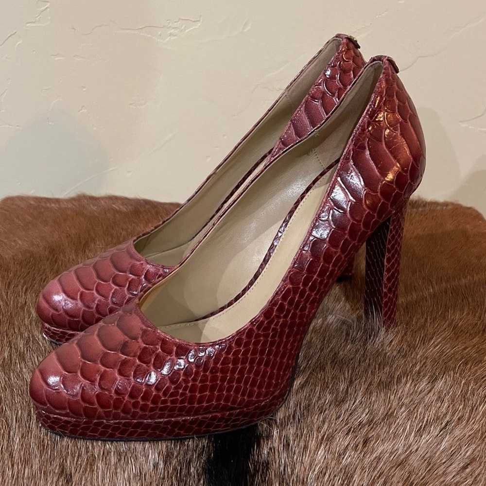 Michael Michael Kors MK Ethel Pump Brandy 8.5M Em… - image 1