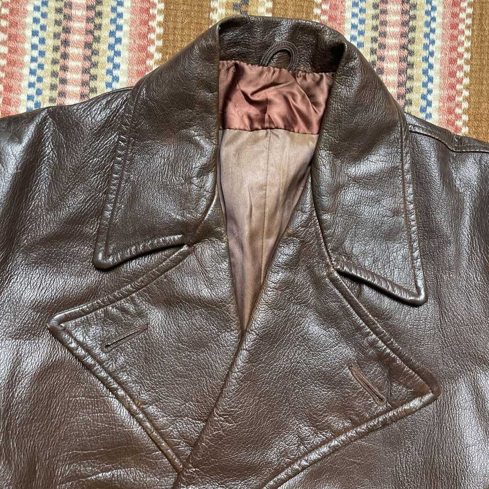 Leather × Made In Usa × Vintage Vtg Monarch Goats… - image 4