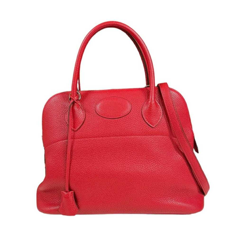 Hermes Hermes Bolide 31 Shoulder Bag Togo Red Wom… - image 1