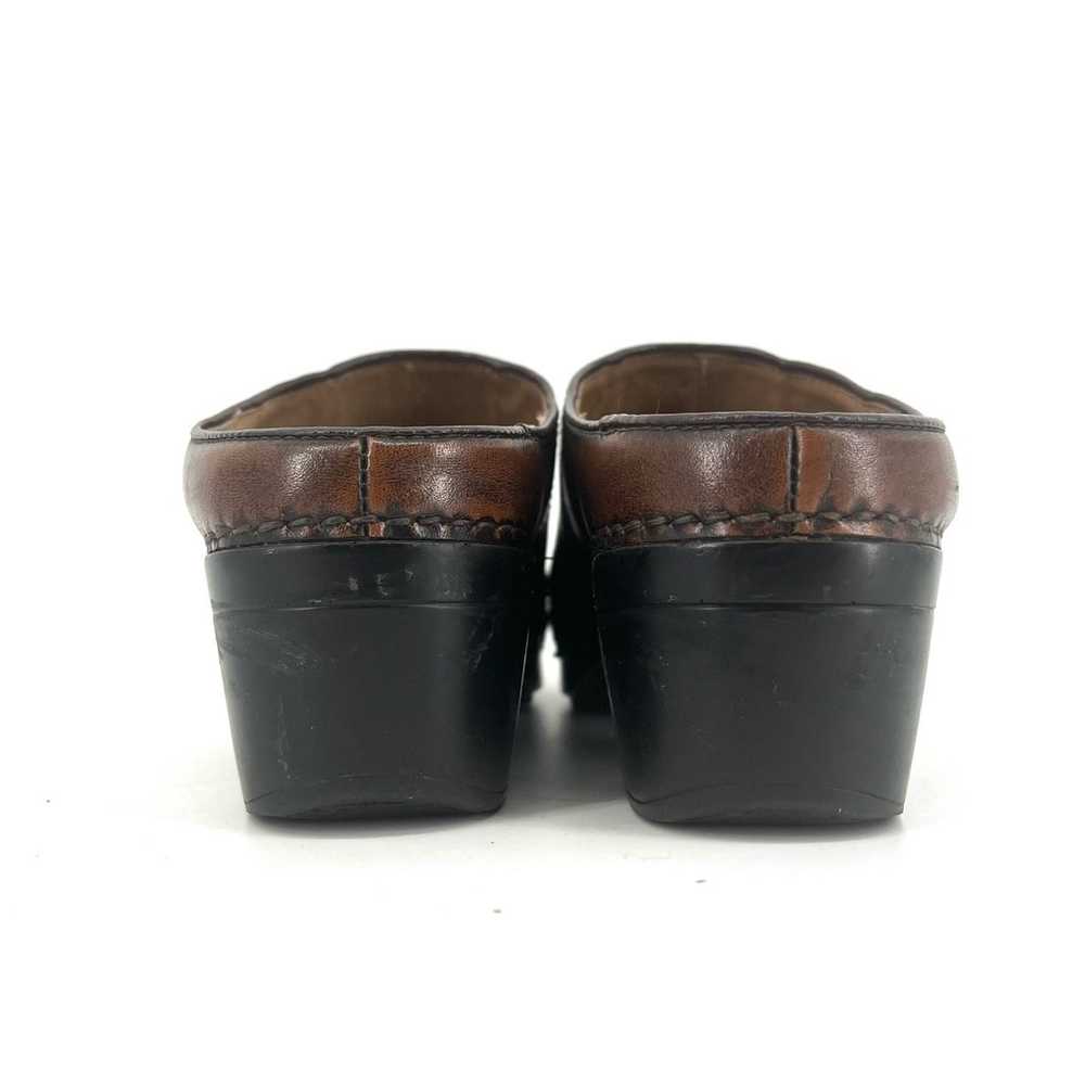 Dansko Antique Brown Leather Mule Clog Comfort Sh… - image 6