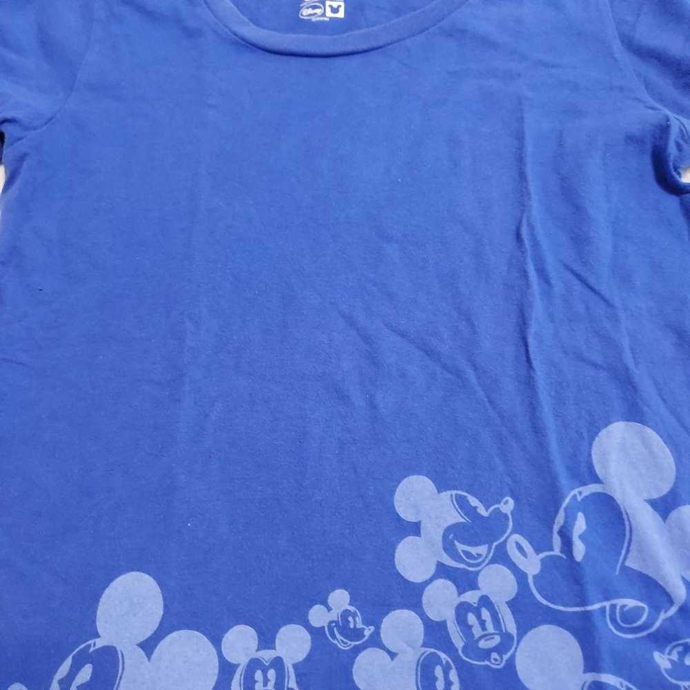 UNIQLO Disney Mickey T-shirt M Blue - image 5