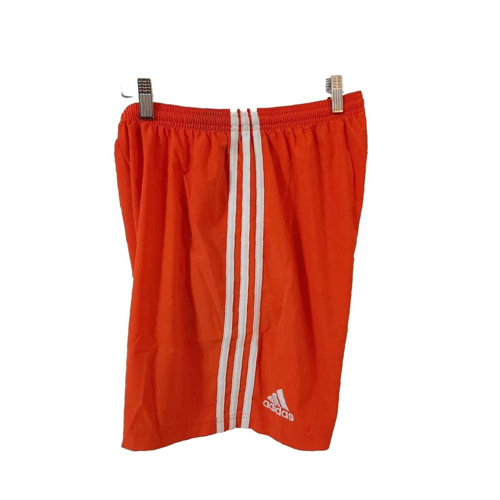 Adidas Mens Orange Three Stripe Elastic Waist Dra… - image 3