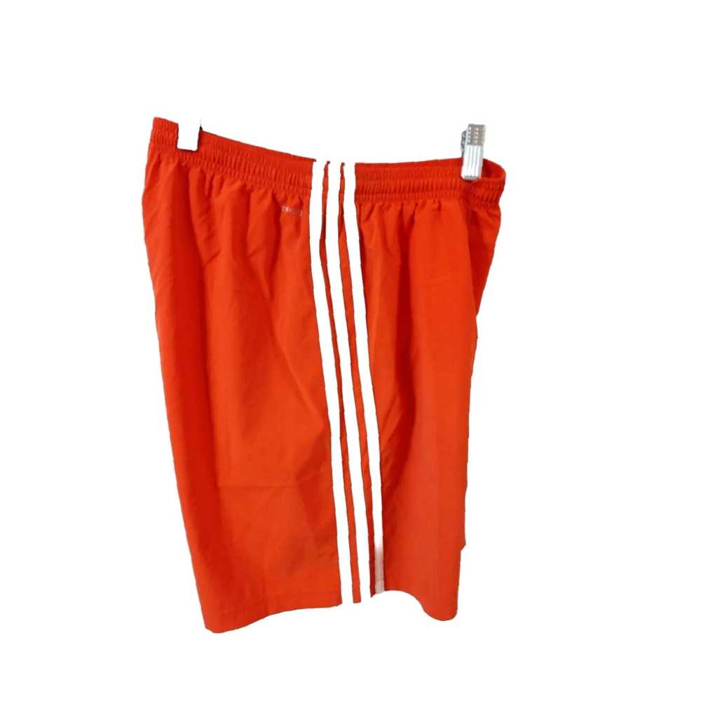 Adidas Mens Orange Three Stripe Elastic Waist Dra… - image 4