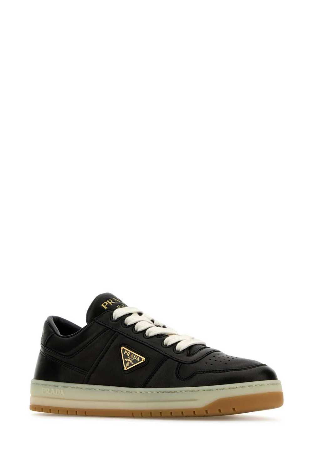 Prada Black Nappa Leather Downtown Sneakers - image 2