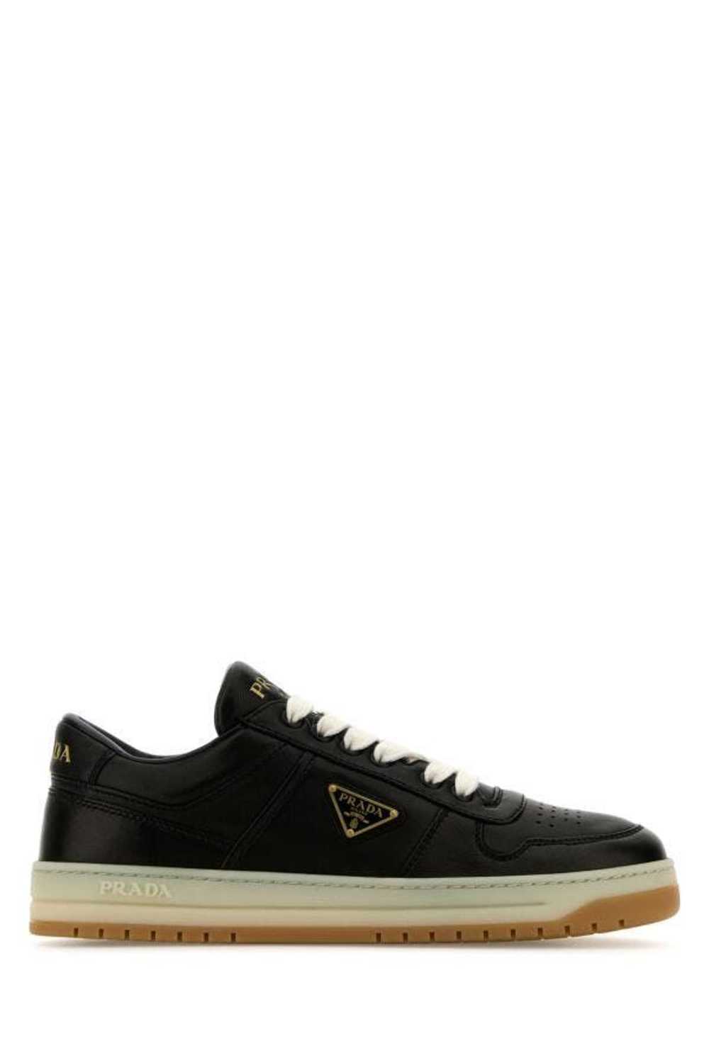 Prada Black Nappa Leather Downtown Sneakers - image 3