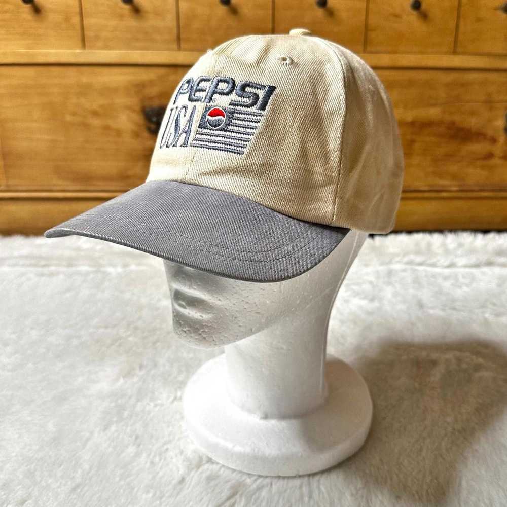 Pepsi × Vintage Vintage 90s Pepsi Strapback Hat A… - image 1