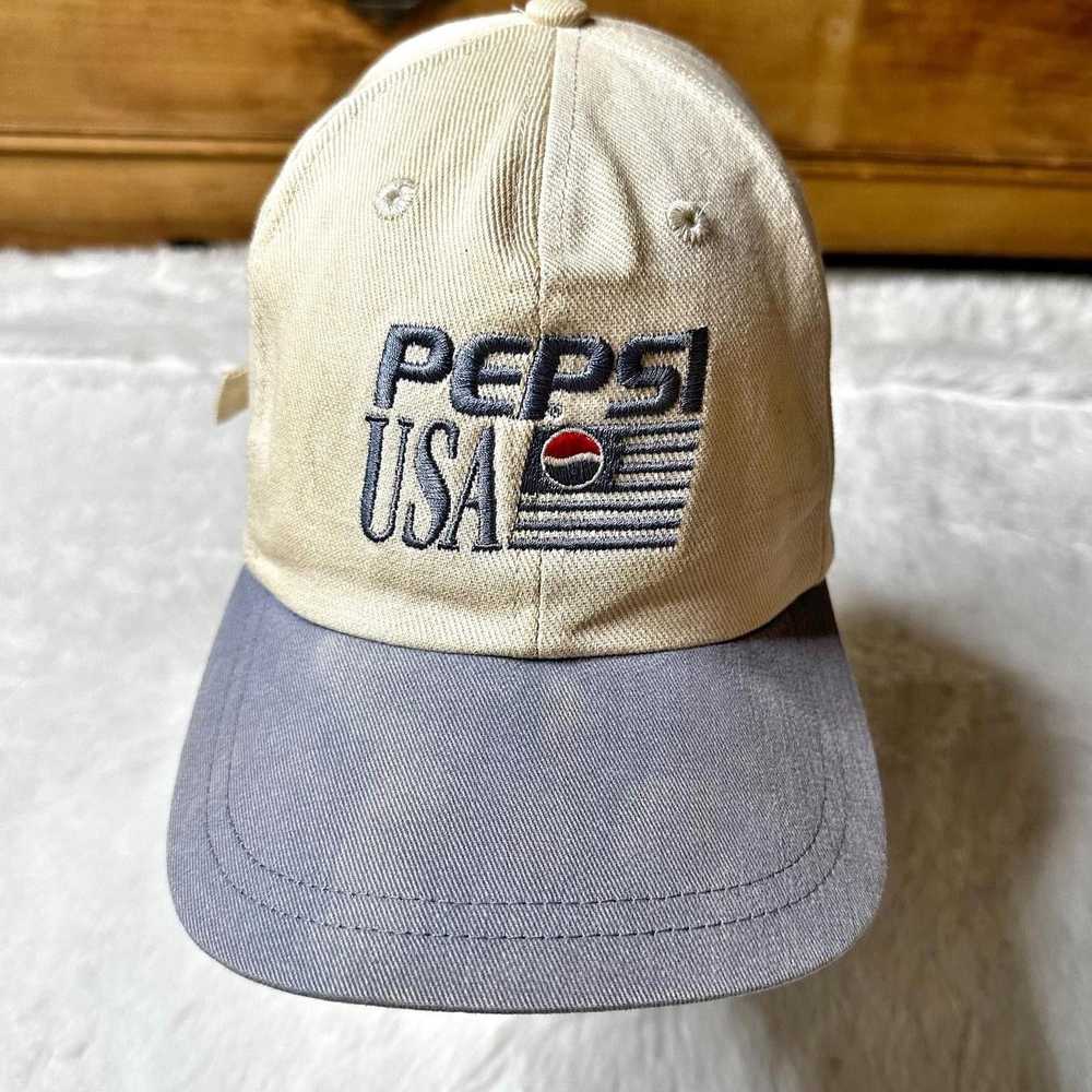 Pepsi × Vintage Vintage 90s Pepsi Strapback Hat A… - image 3