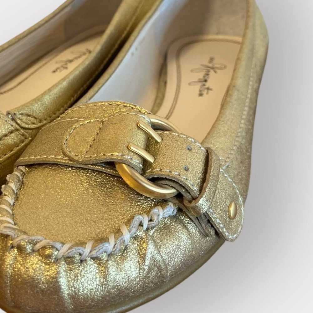 GINZA Kanematsu Gold Leather Pumps - image 4