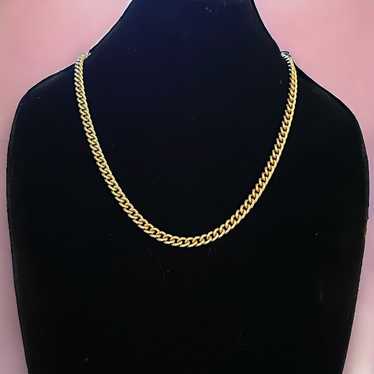 Vintage Vintage Cuban link chain necklace - image 1