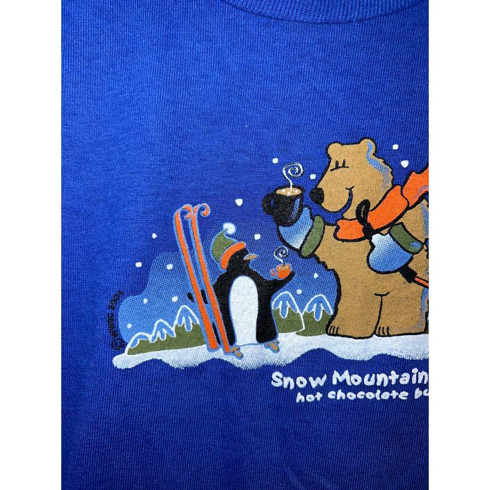 Jerzees 90s Youth Snow Mountain Hot Chocolate Bud… - image 3