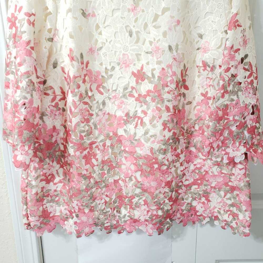 Charter Club Ombre Lace Overlay Tunic Top Size La… - image 4