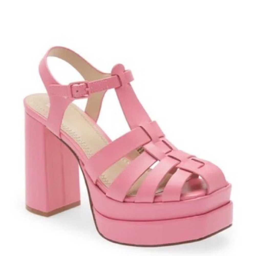 NEW! BP Pink Amaya Fisherman Platform Sandals - S… - image 1