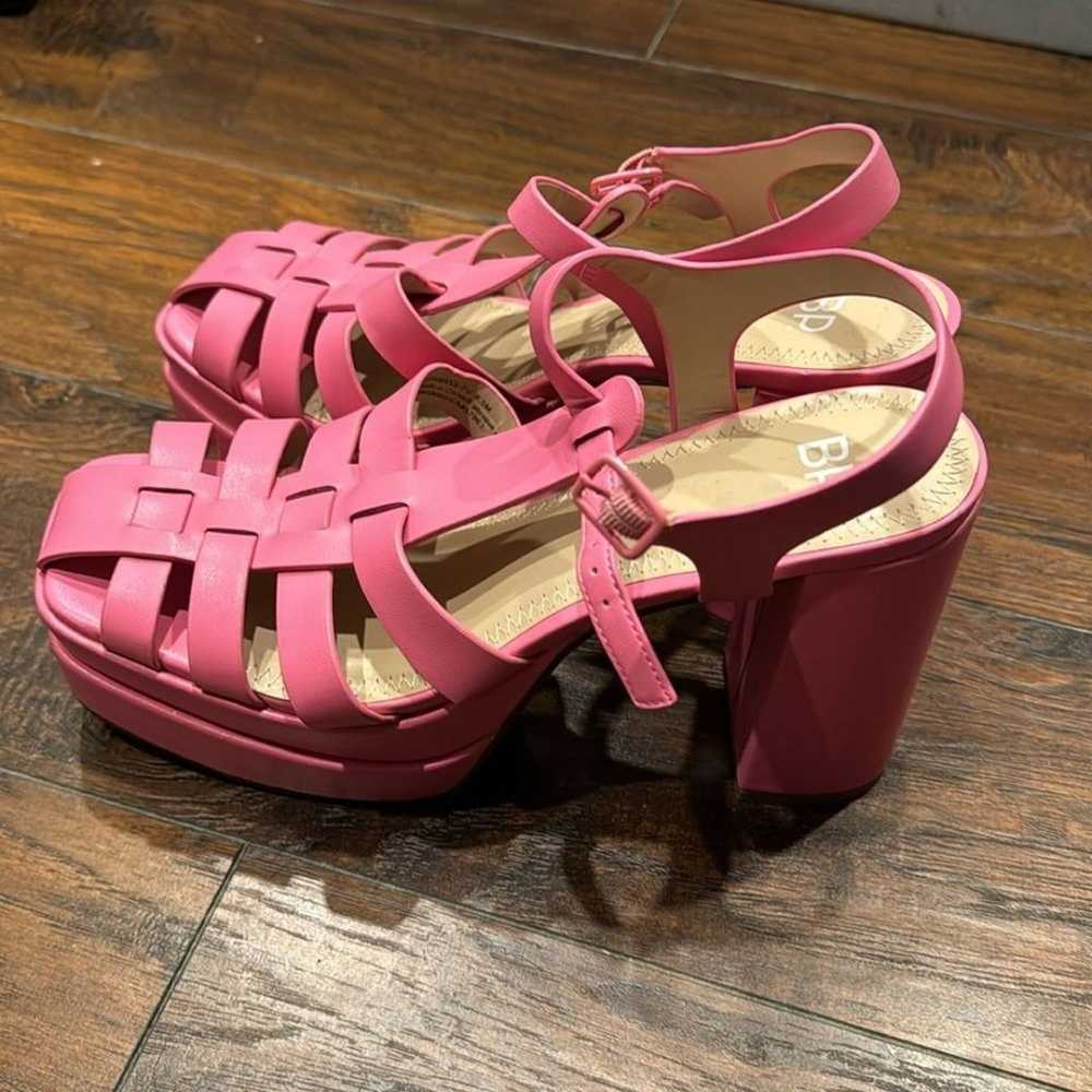 NEW! BP Pink Amaya Fisherman Platform Sandals - S… - image 7