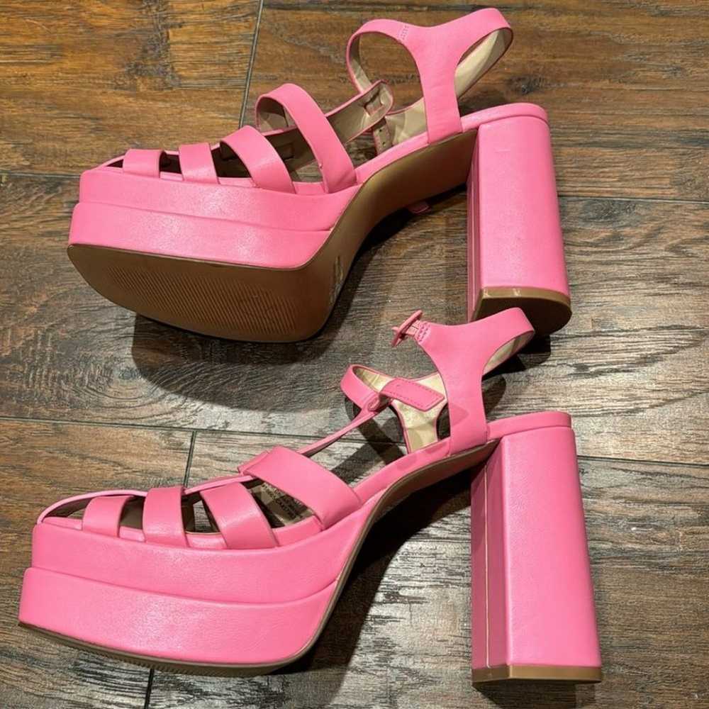 NEW! BP Pink Amaya Fisherman Platform Sandals - S… - image 8