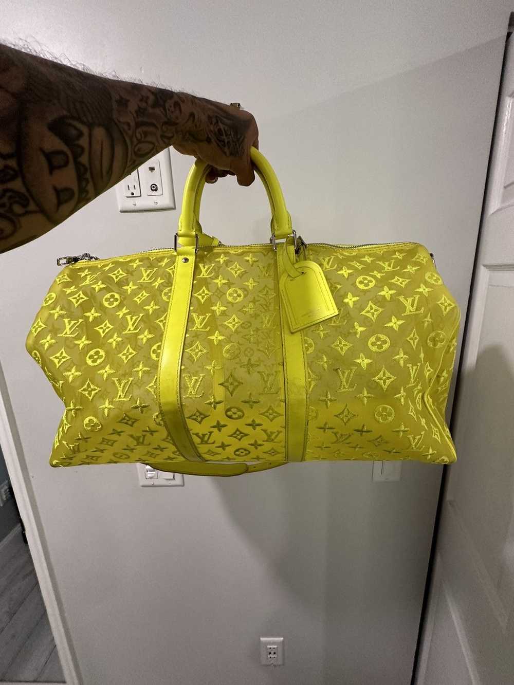 Louis Vuitton Virgil abloh LV monogram keepall 🎯 - image 2