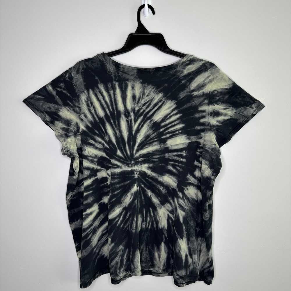 Tie-Dye Metallica Skull Band Graphic T-shirt - image 2