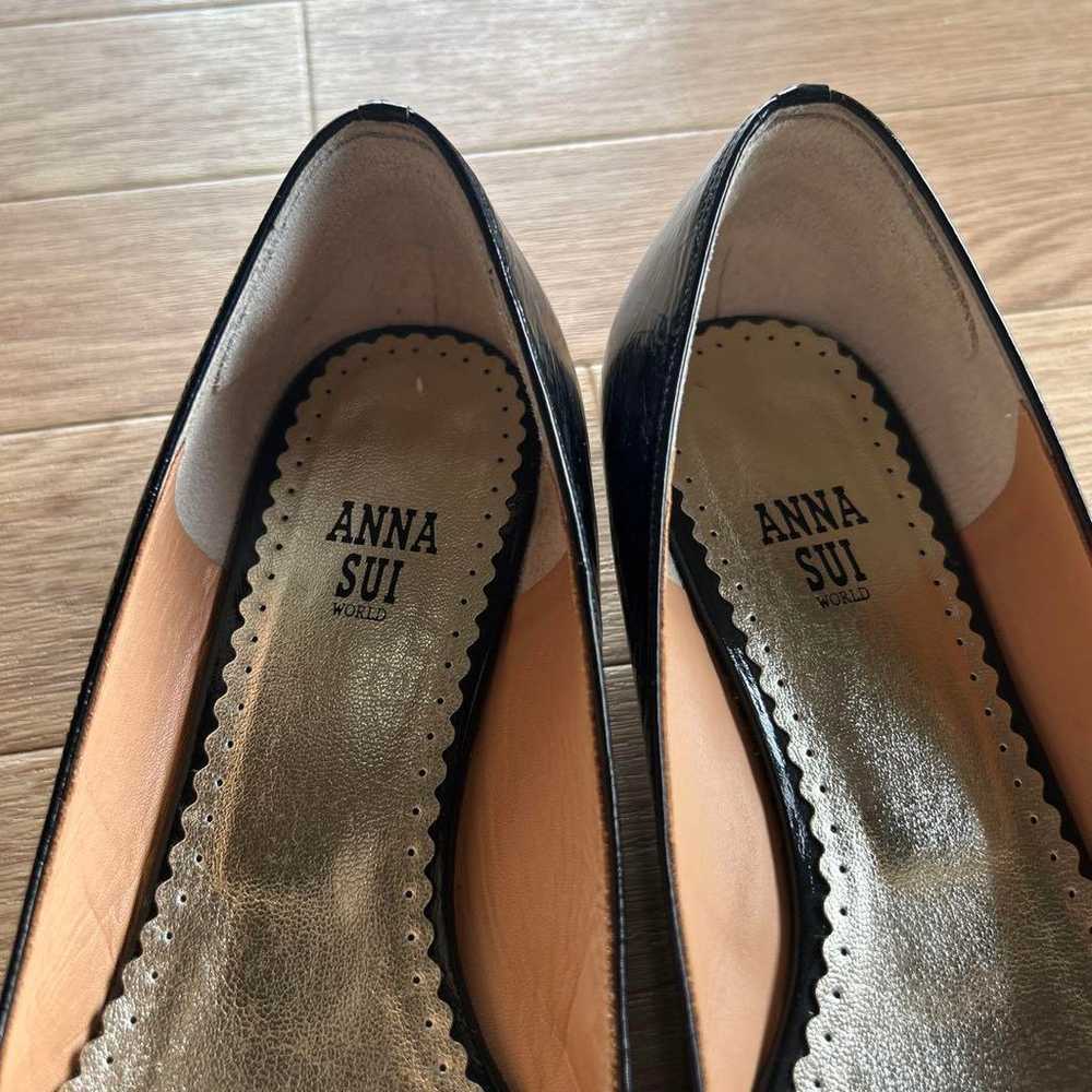 Anasui elegant, grown-up cute leather pumps with … - image 6