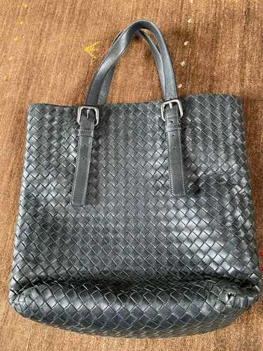 Auth Bottega Veneta Intrecciato Tote Bag Handbag B