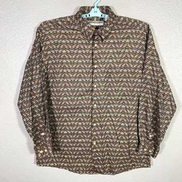 Vintage Jhane Barnes Shirt Mens Large Button Up L… - image 1