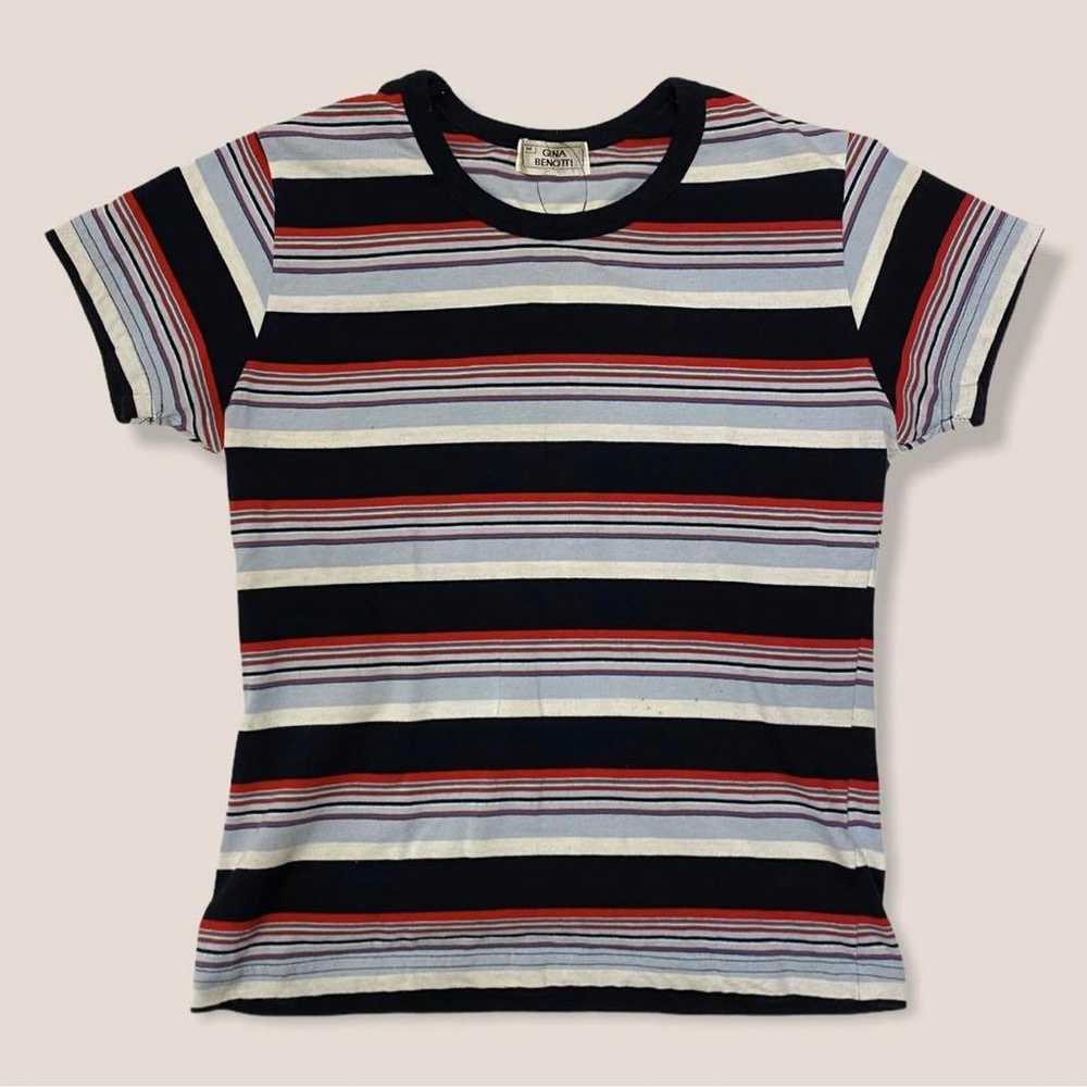 vintage secondhand striped t-shirt - image 1