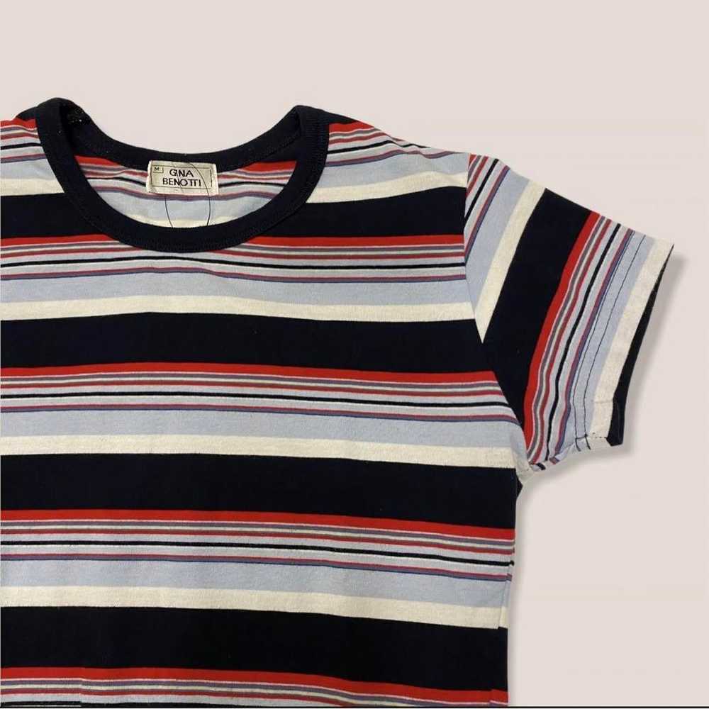 vintage secondhand striped t-shirt - image 2