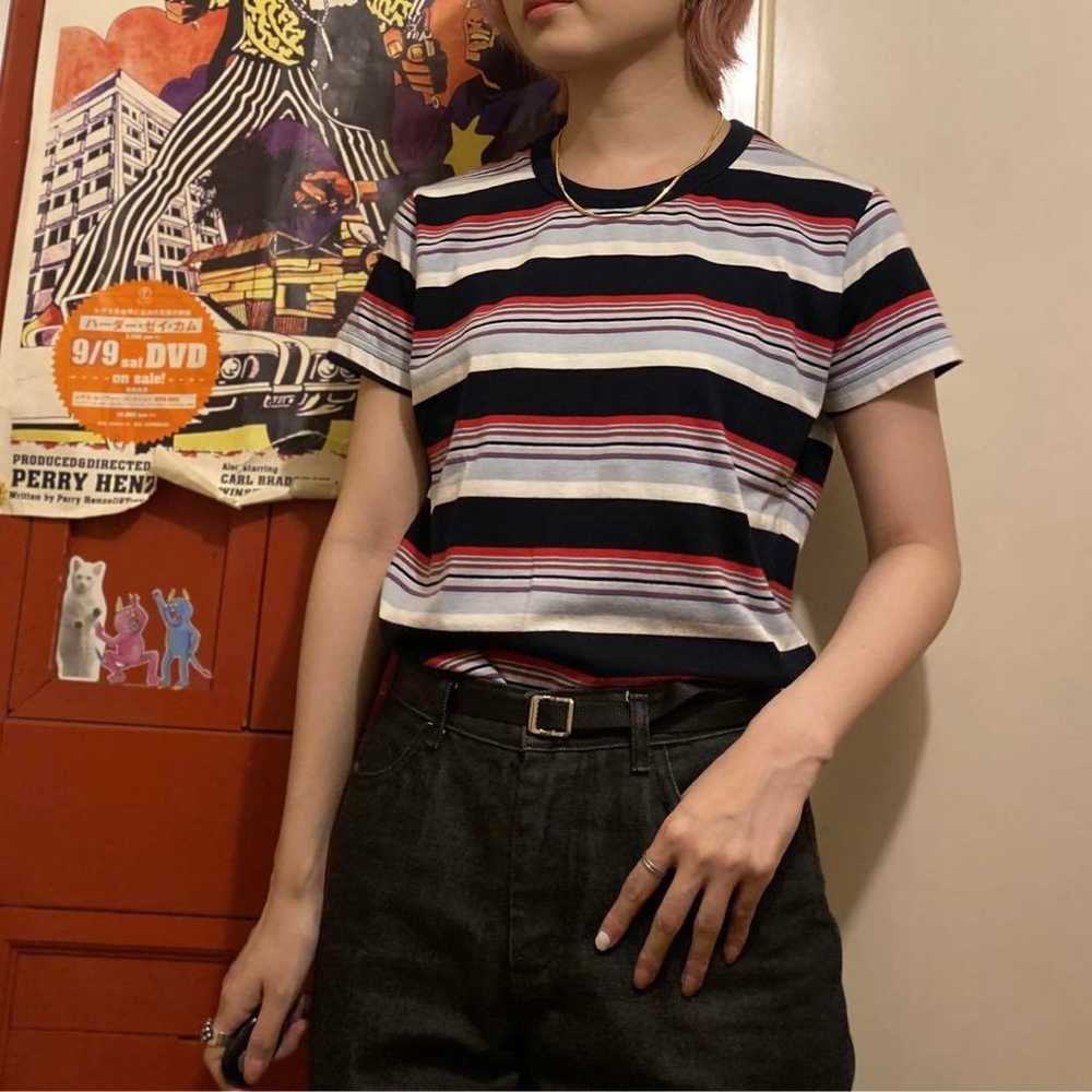 vintage secondhand striped t-shirt - image 3