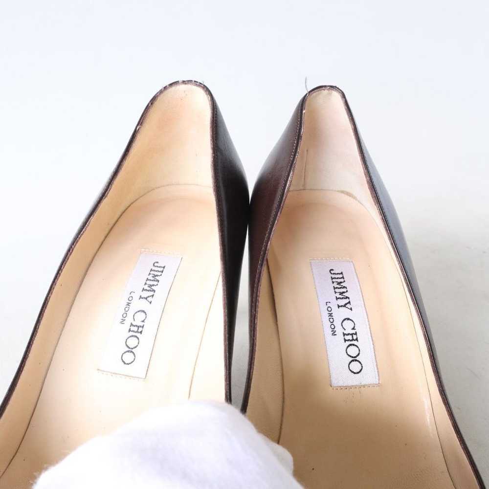 Jimmy Choo pumps, pointed toe, dark brown, size 3… - image 12