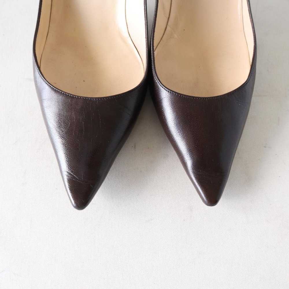 Jimmy Choo pumps, pointed toe, dark brown, size 3… - image 2