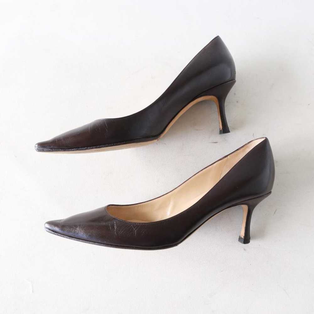 Jimmy Choo pumps, pointed toe, dark brown, size 3… - image 8