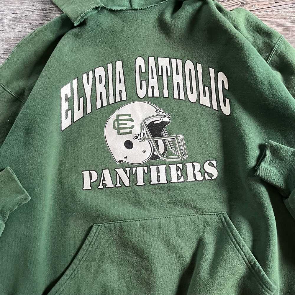 Vintage 90s Y2K Pine Green Elyria Catholic High S… - image 2