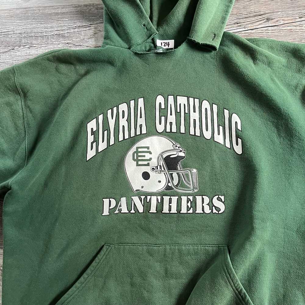 Vintage 90s Y2K Pine Green Elyria Catholic High S… - image 8