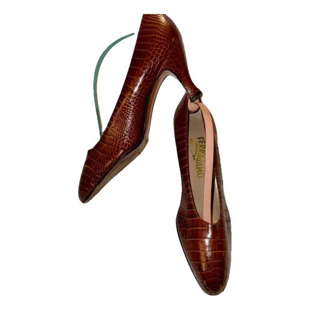 Salvatore Ferragamo Exotic leathers heels - image 1